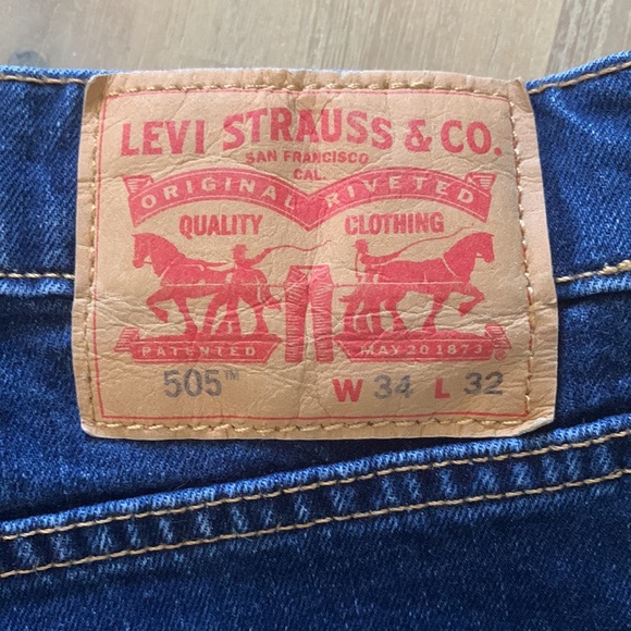 Levi Strauss 505TM men jeans 99% cotton - Picture 3 of 14